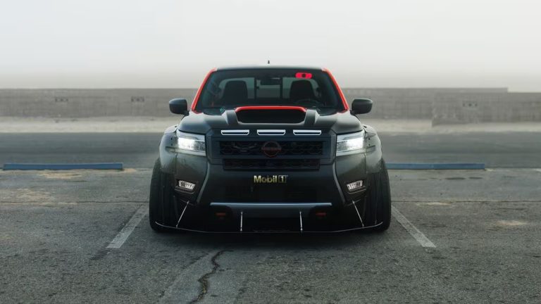 Nissan Transforms Frontier Pickup into Drift Ready Tarmac Concept with High Performance Upgrades