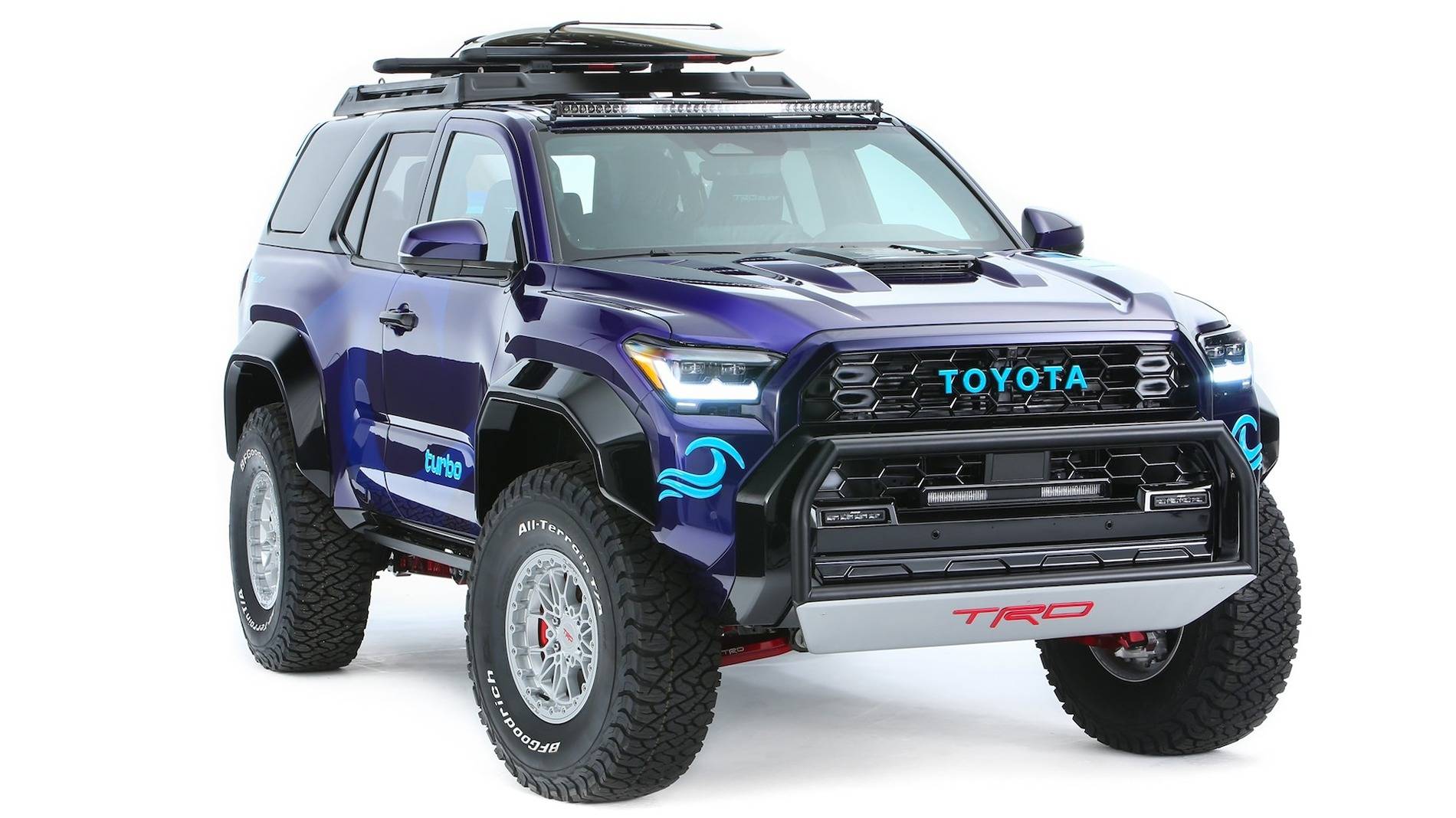 Toyota Revives Retro 4Runner Design in 2025 TRD Surf Concept, Showcasing Modern Off Road Enhancements