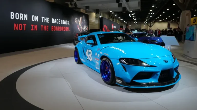 Toyota Showcases Suprabird Concept at SEMA, Blending Classic Petty Blue with Modern GR Supra