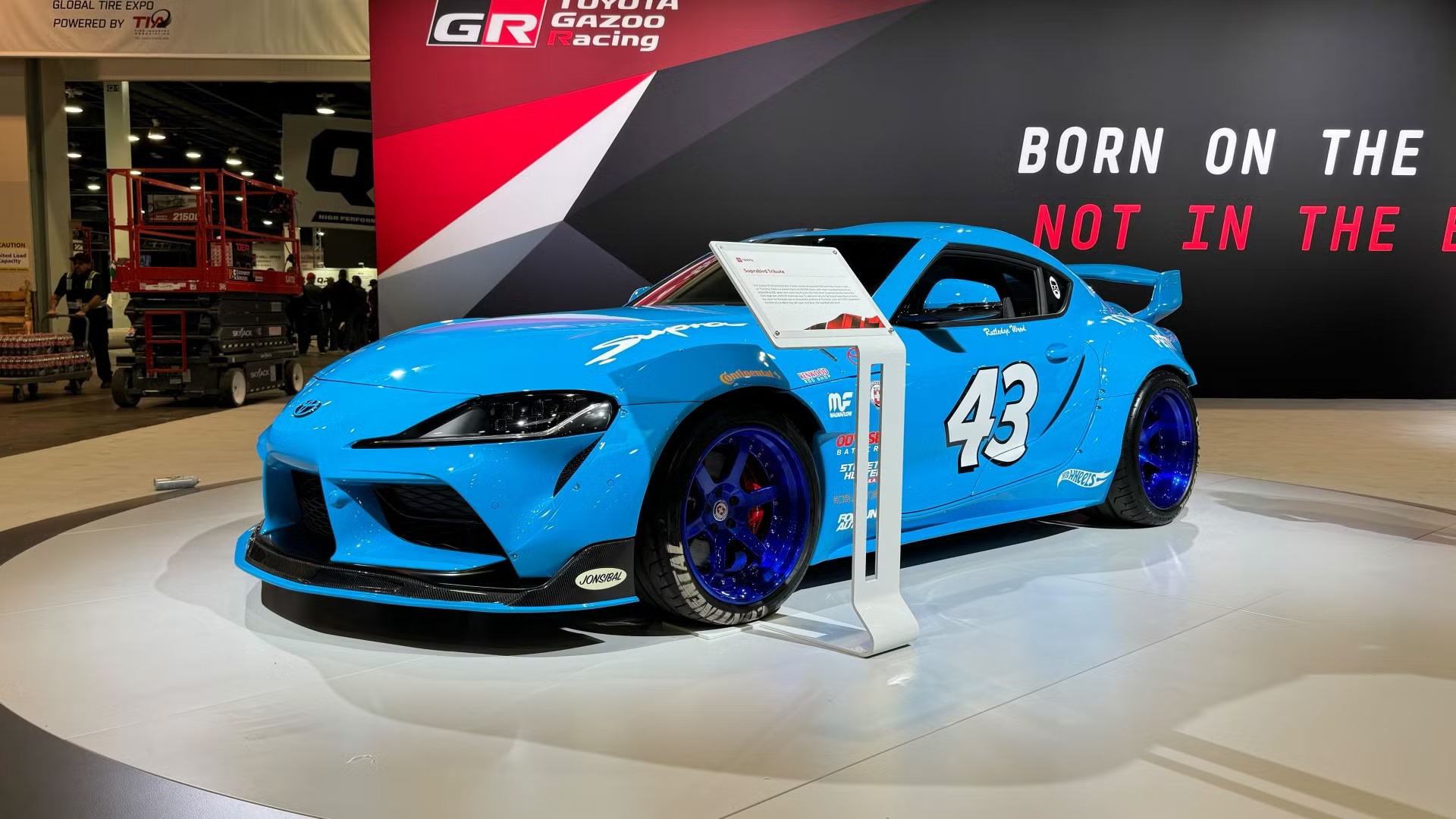 Toyota Showcases Suprabird Concept at SEMA, Blending Classic Petty Blue with Modern GR Supra