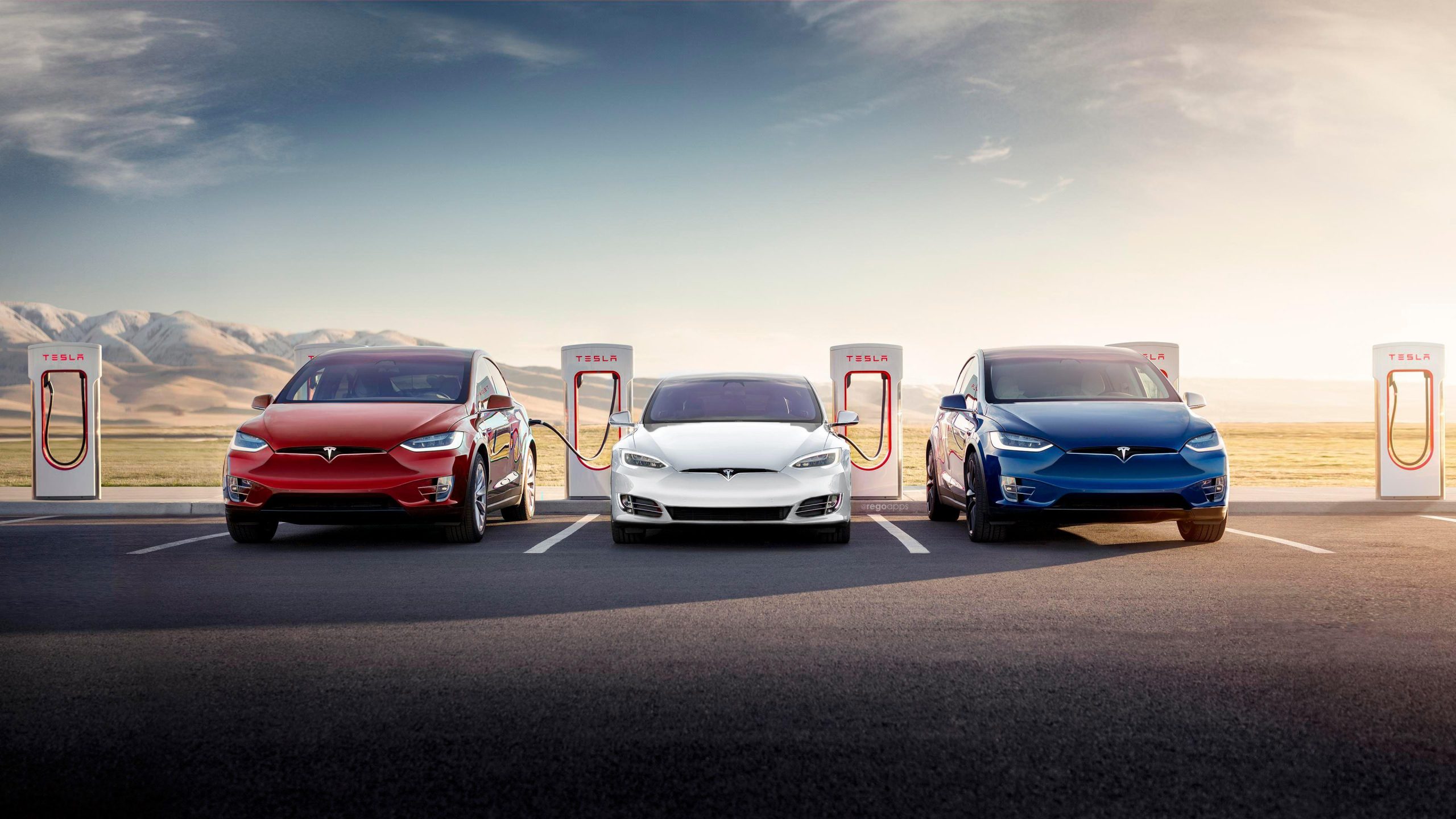 Tesla Models S, X, 3, and Y