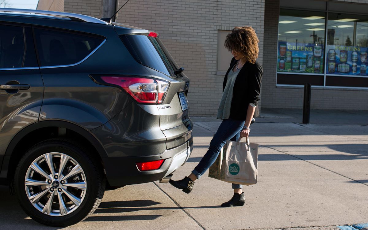 The Foot Activated Liftgate on a Ford Escape