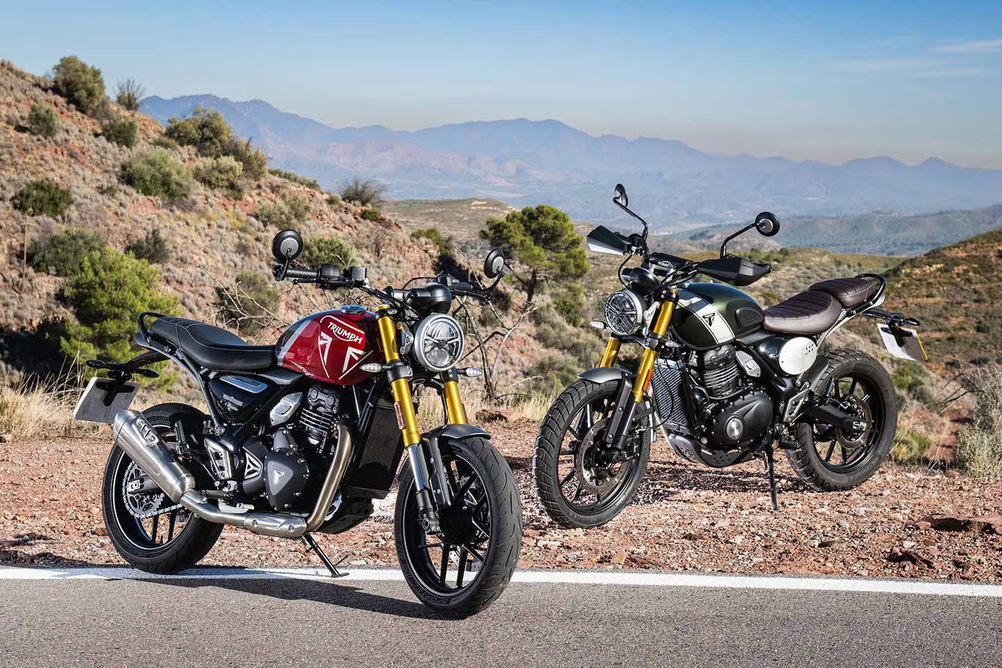 Triumph Speed 400 and Scrambler 400 X