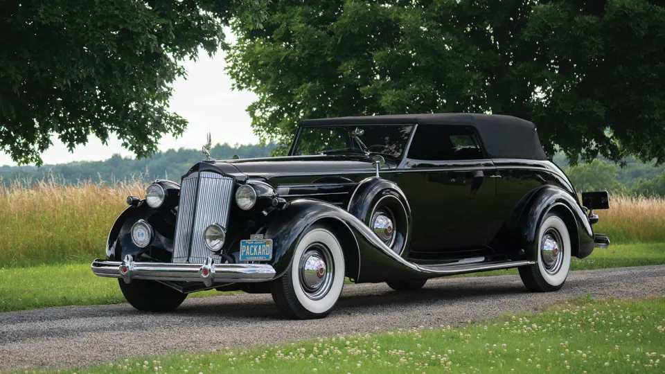 1937 Packard Twelve Convertible Victoria by Rollston1