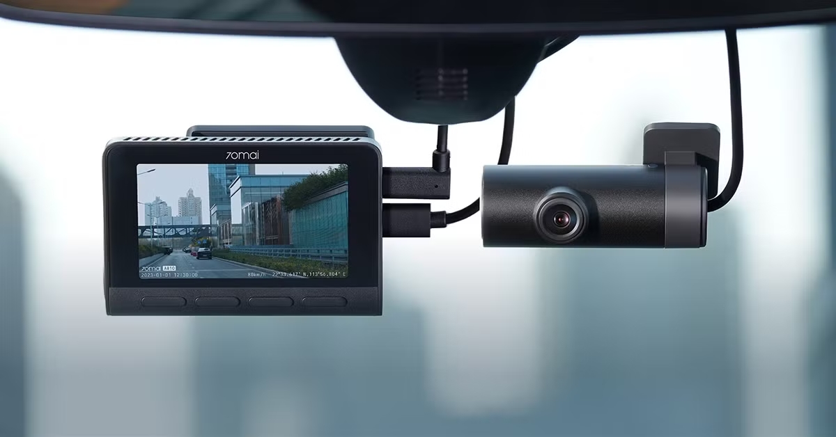 70Mai 4K A810 – Best midrange front rear dash cam