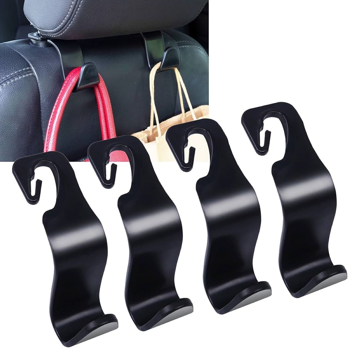 Amooca Car Seat Headrest Hook