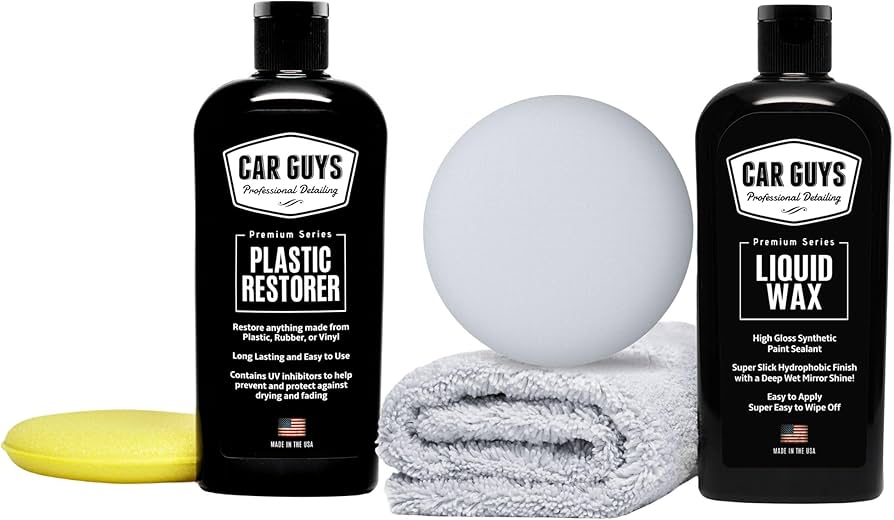 Car Guys Plastic Restorer, 8 Oz Kit