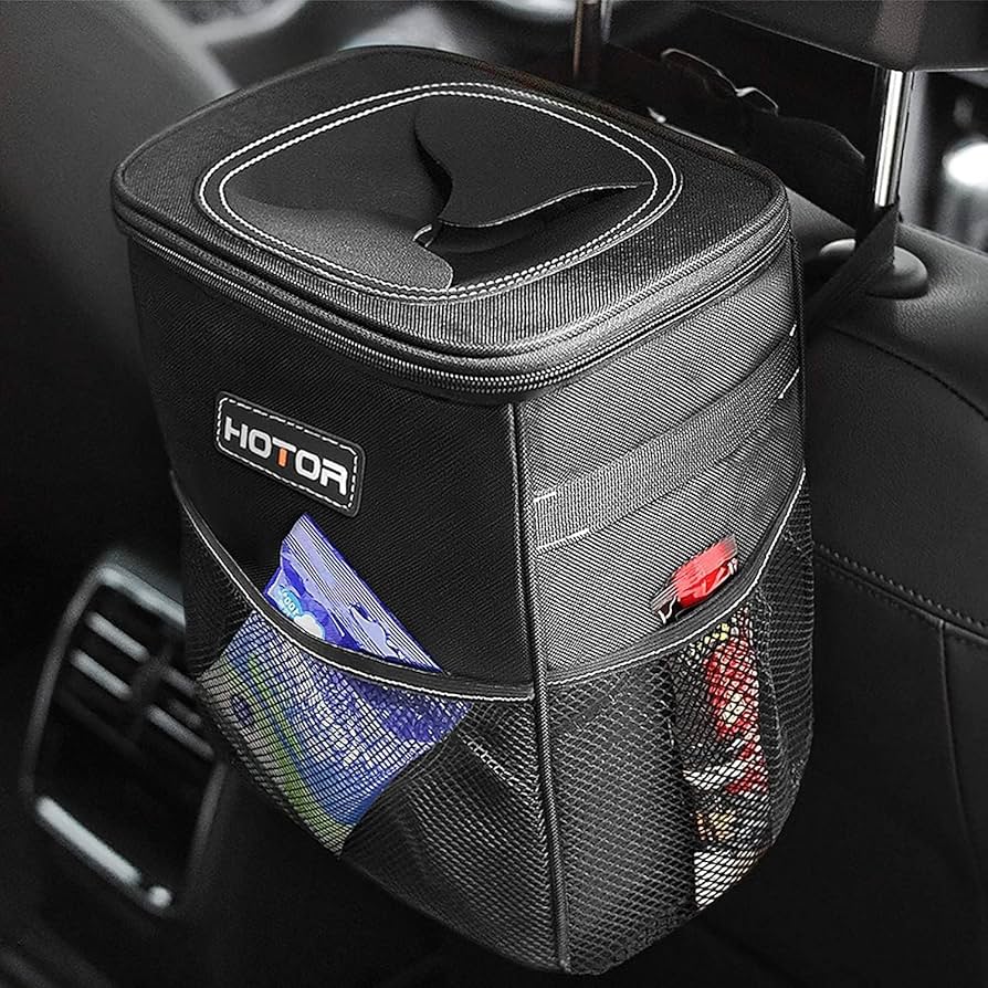 Hotor Car Trash Bag with Lid