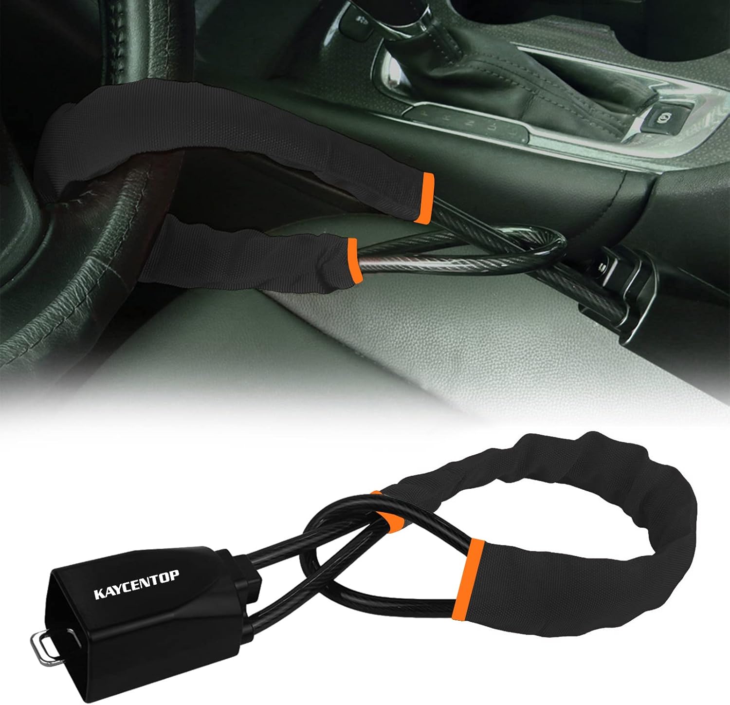 Kaycentop Seatbelt Wheel Lock