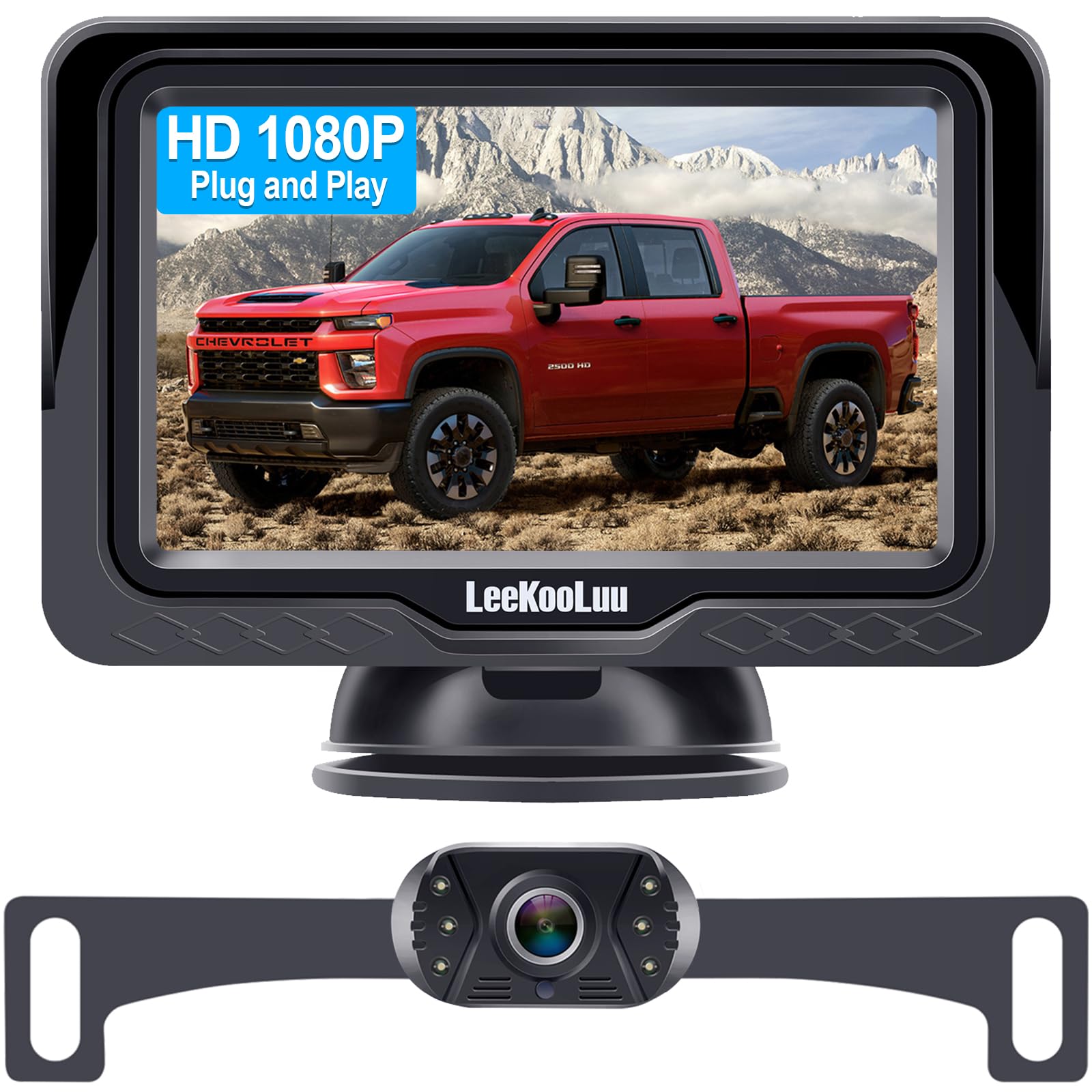 LeeKooLuu Backup Camera and Monitor Kit amazon