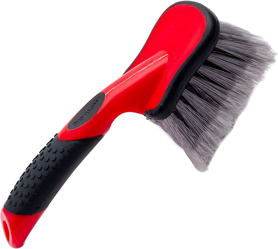 Mothers Car Wash Brush, Wheel and Fender Brush, 10 Inch