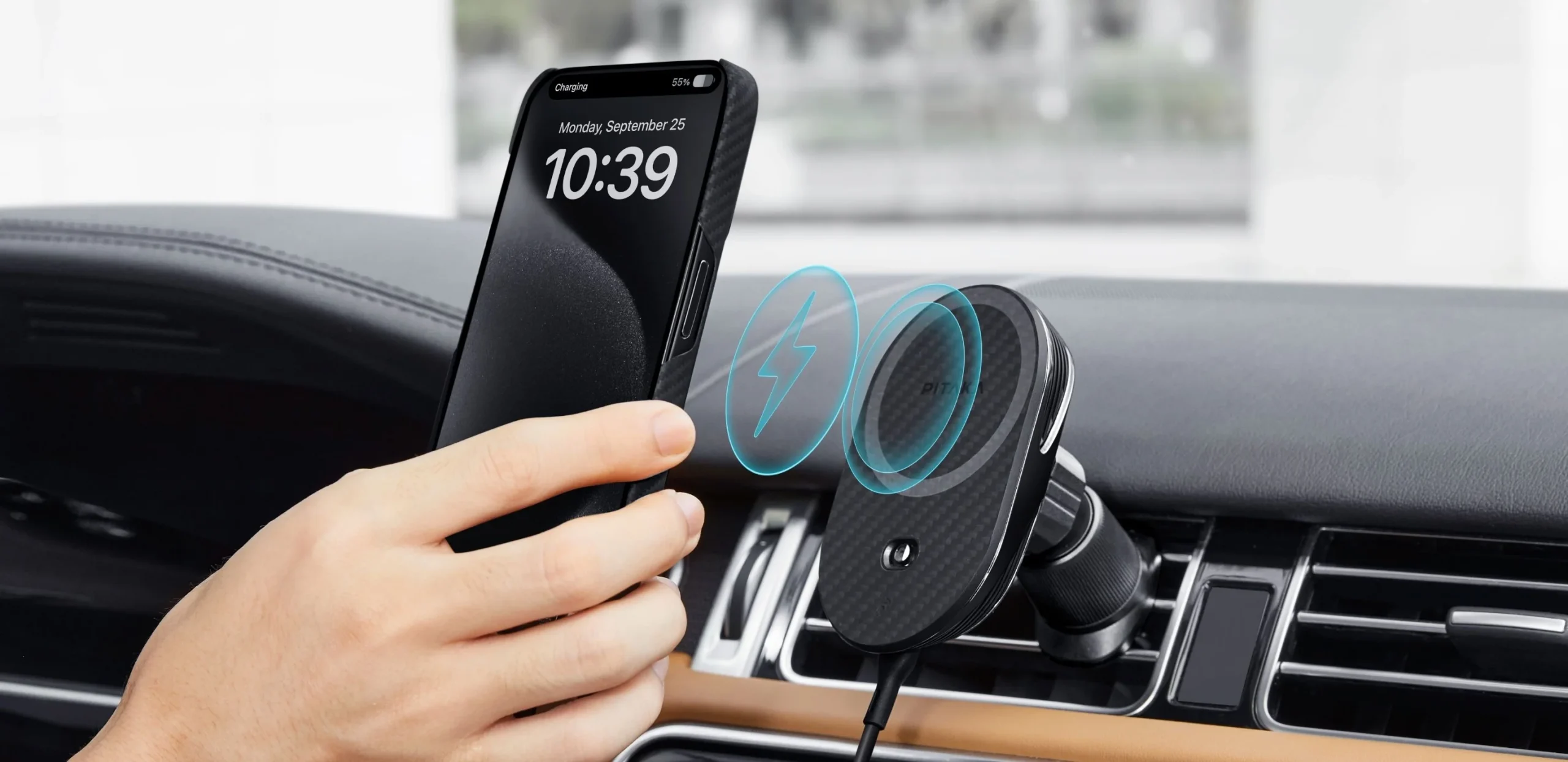 Pitaka MagEZ Car Mount Pro 2 Qi2