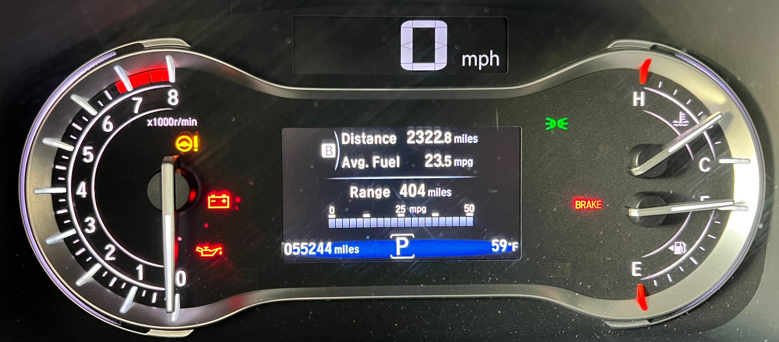 Resetting the Trip Odometer