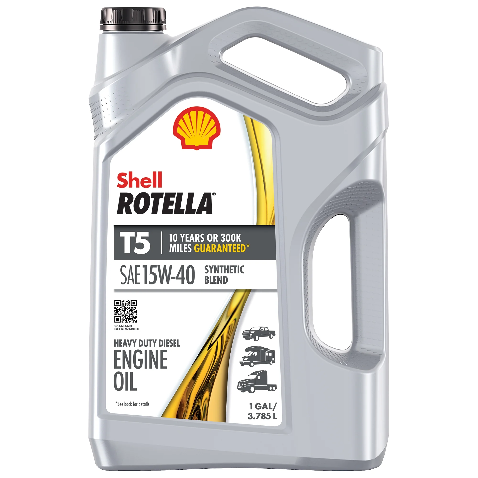 Shell Rotella T5 Synthetic Blend 15W 40 Diesel Engine Oil