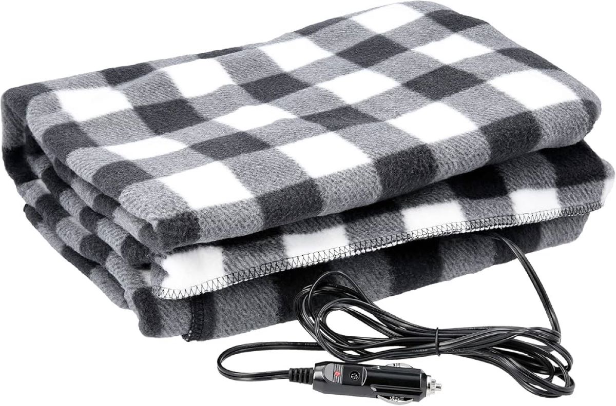 Stalwart Electric Fleece Travel Throw