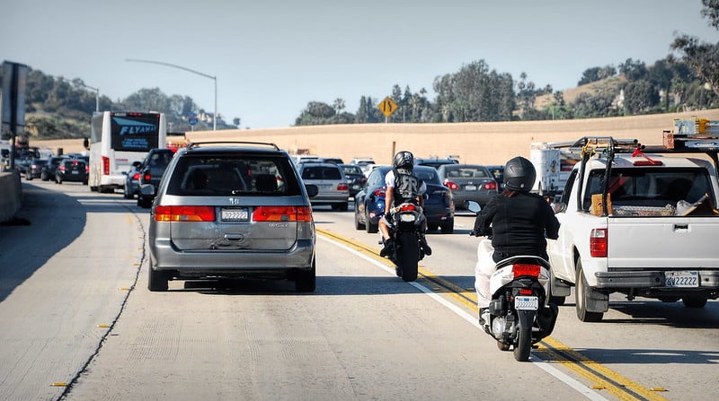 The Debate Over Lane Splitting for Motorcycles in America