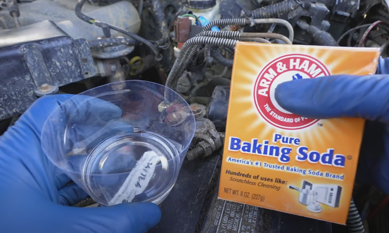 Use Baking Soda to Clean Battery Terminals