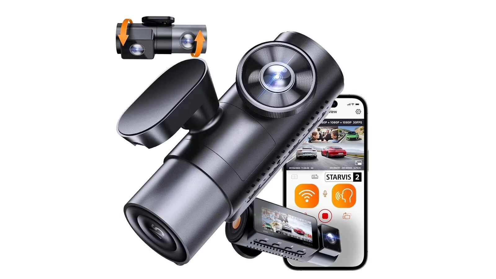 Vantrue N5 – Best for 360 degree view