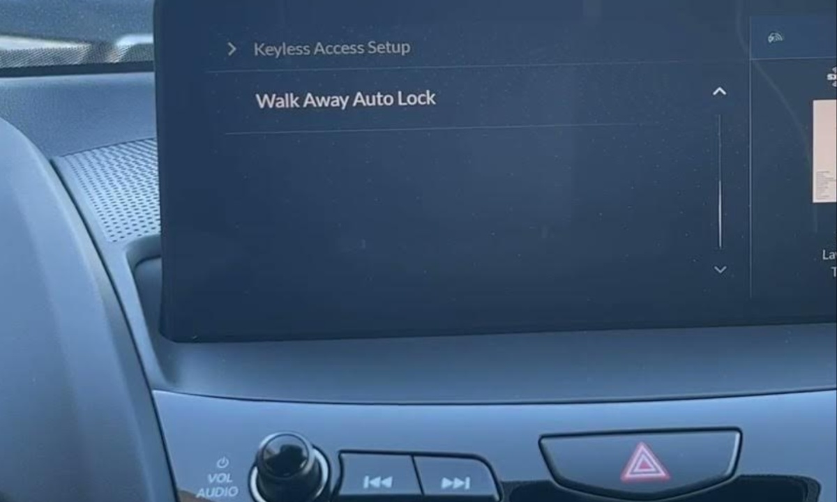 Walk Away Auto Lock