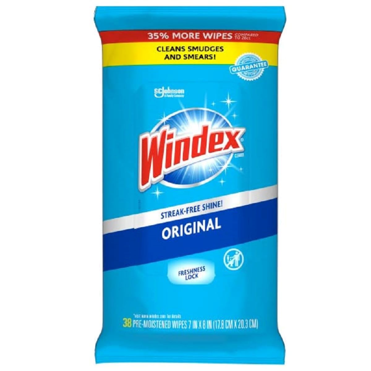 Windex Pre moistened Glass Wipes