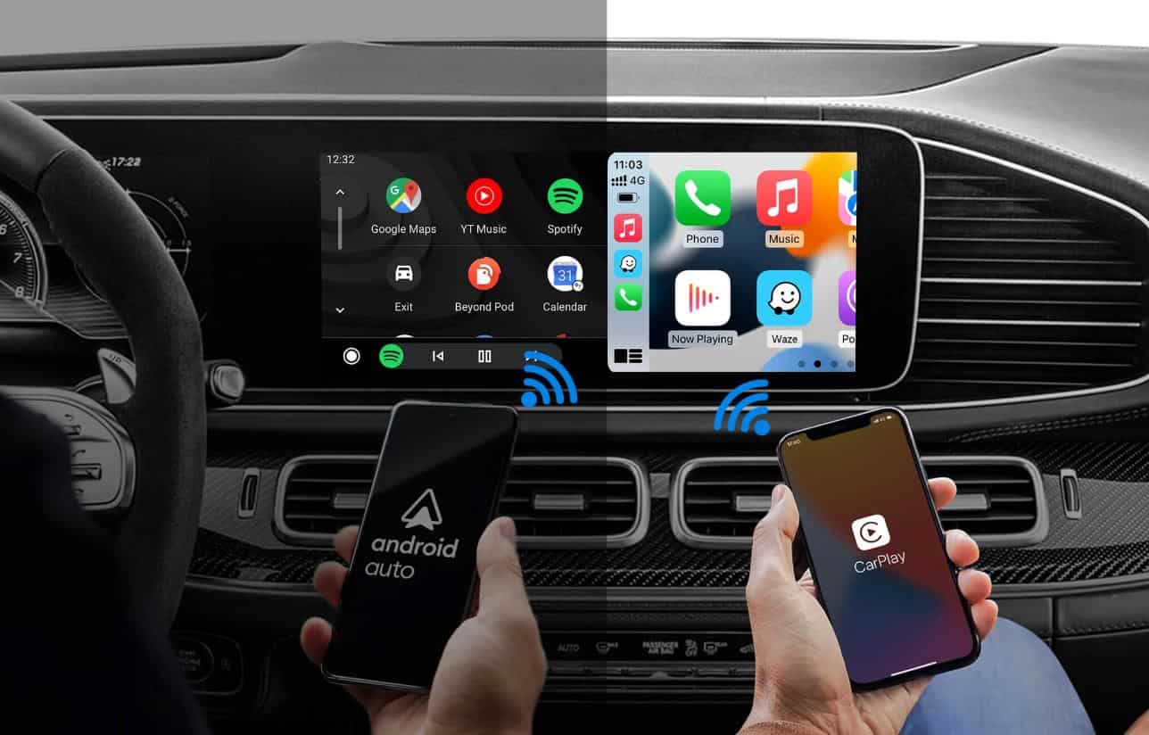 Wireless Apple CarPlay Android Auto