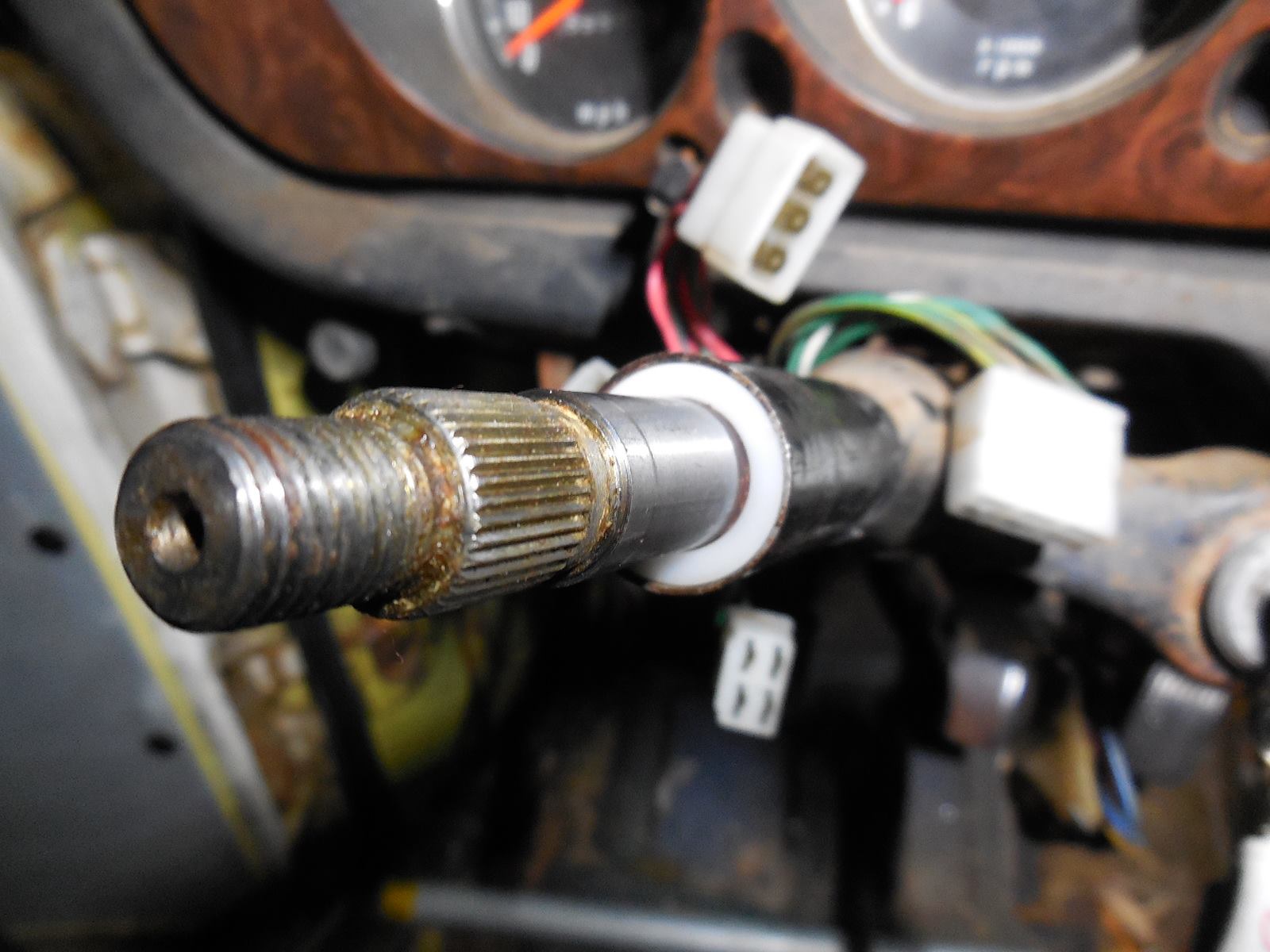 Worn Steering Column Bushings