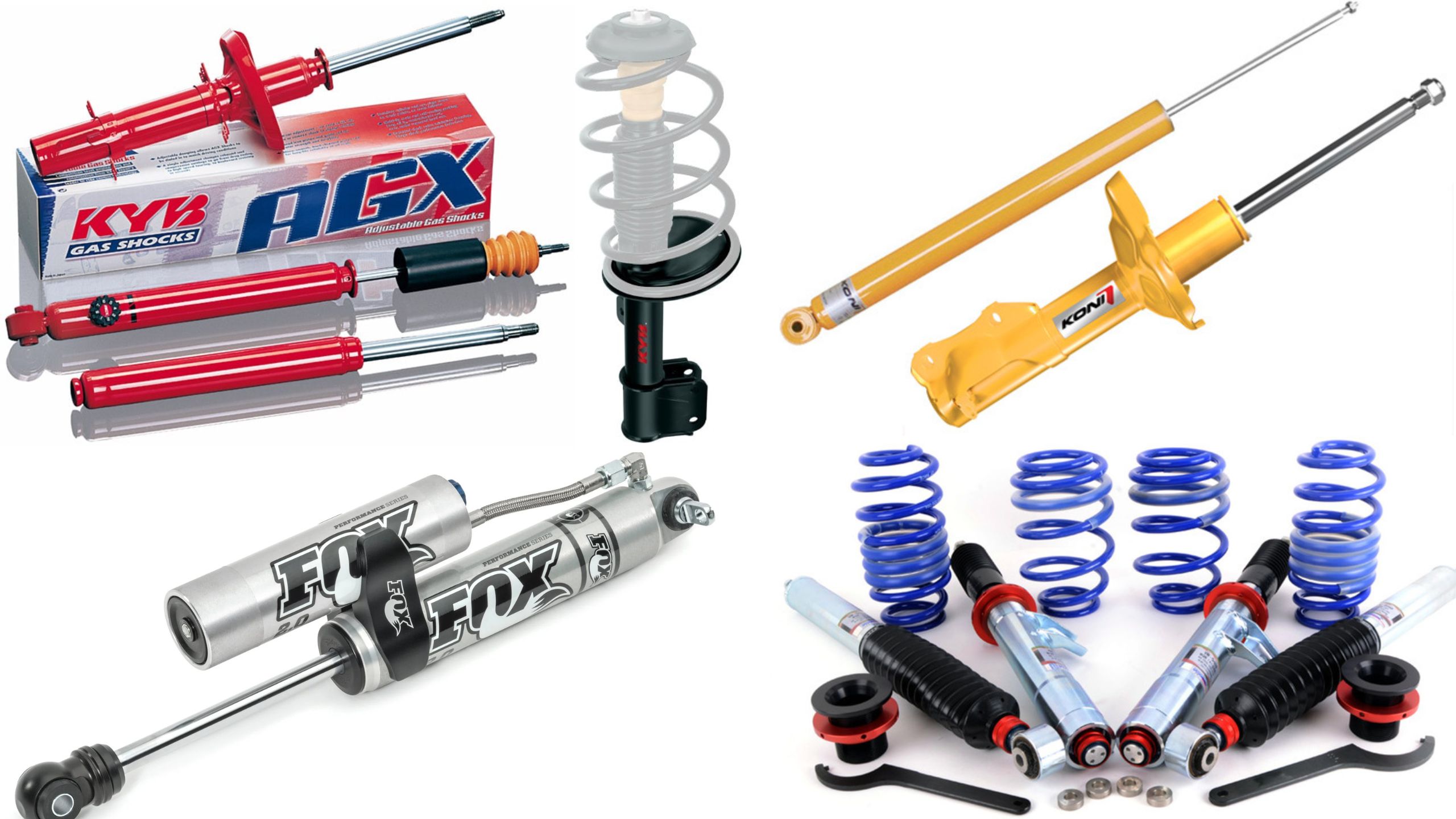 10 High Performance Shocks and Struts