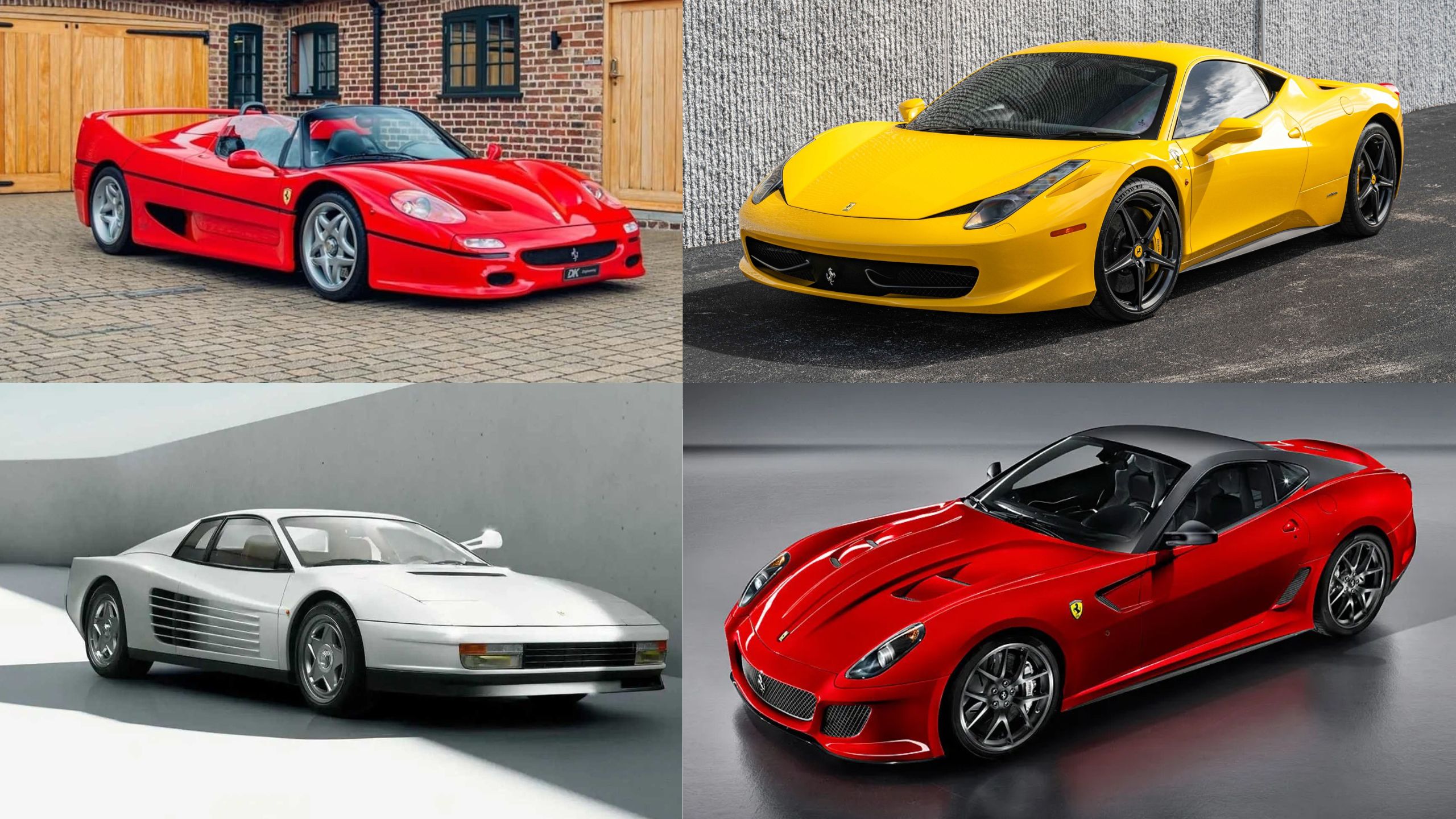 15 Greatest Ferrari Models Of All Time Evolving Over Time DAX Street 15 Greatest Ferrari Models Of All Time Evolving Over Time DAX Street