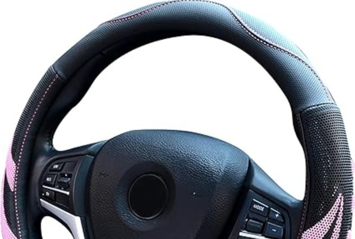 Alusbell Leather Steering Wheel Cover