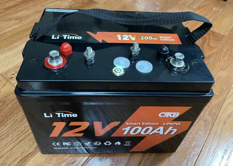 Ampere Time 12 V 100Ah LiFePO4 Deep Cycle Battery