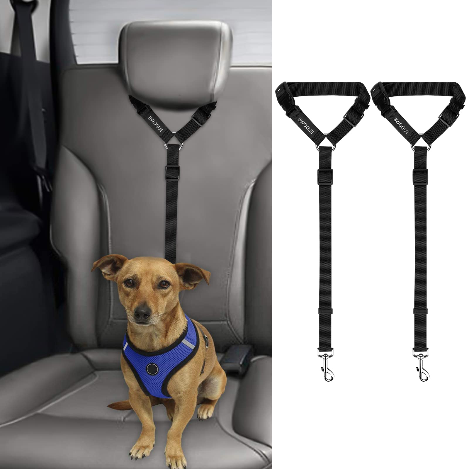 BWOGUE Pet Dog Safety Seat Belt