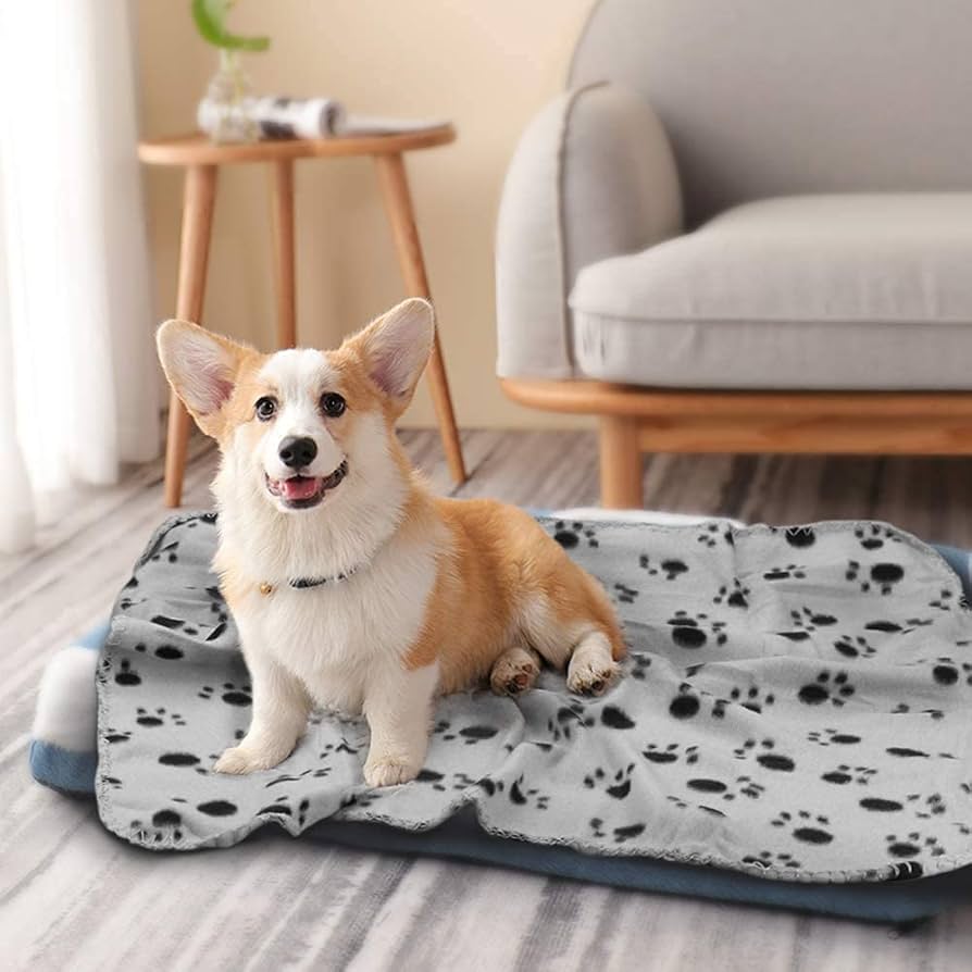 Comsmart Warm Paw Print Blanket