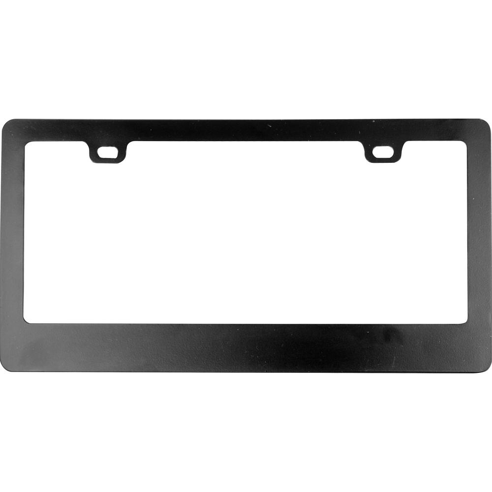 Custom Accessories Black License Plate Frame