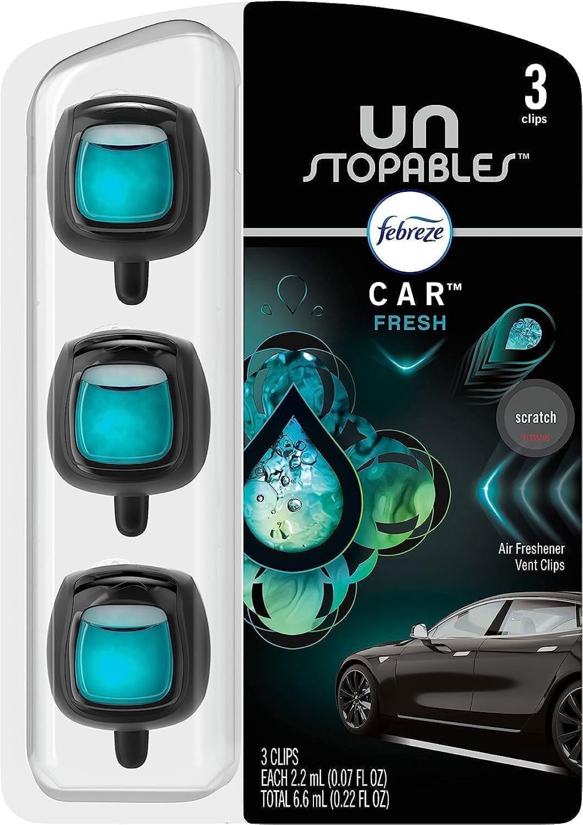 Febreze Unstopables Car Fresh Vent Clips