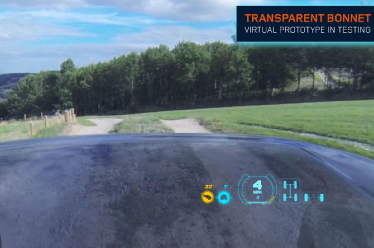 Jaguar Land Rover's Transparent Hood Virtual Camera System