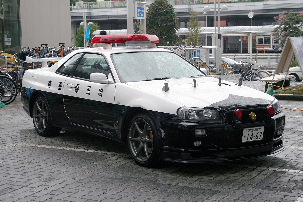 Japan Police Nissan GT R