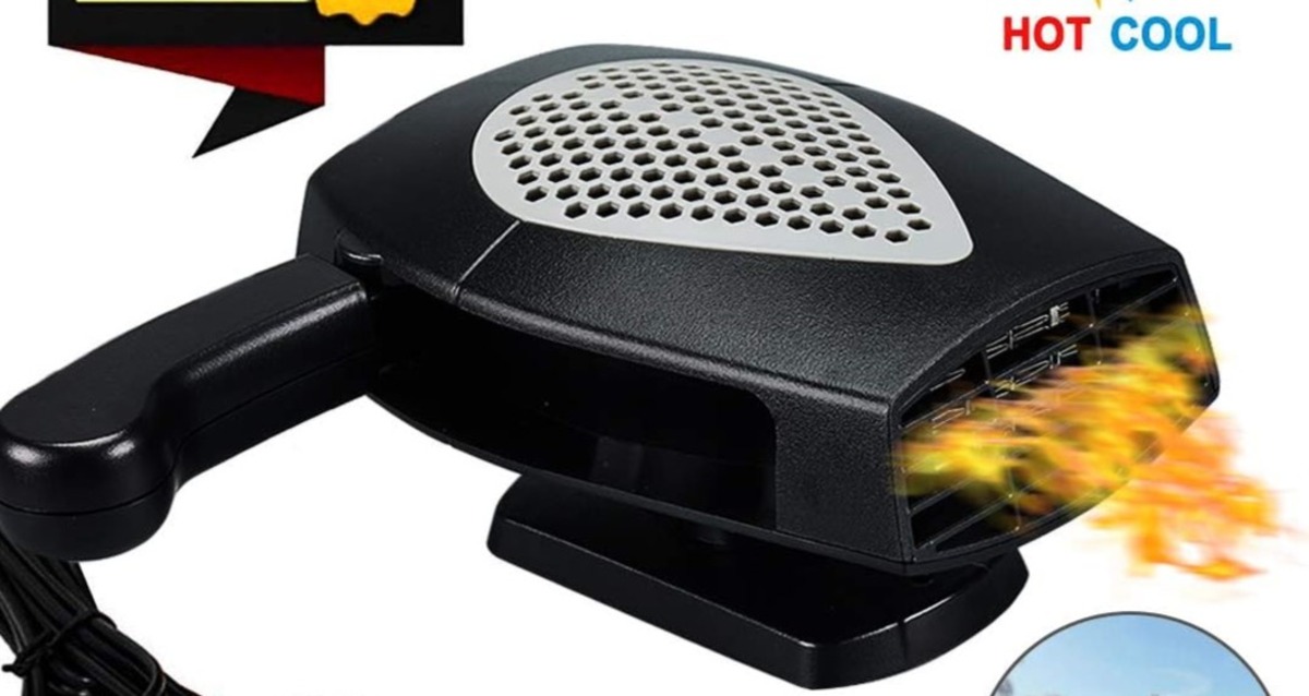 LAVIZO 12V Car Heater and Fan 