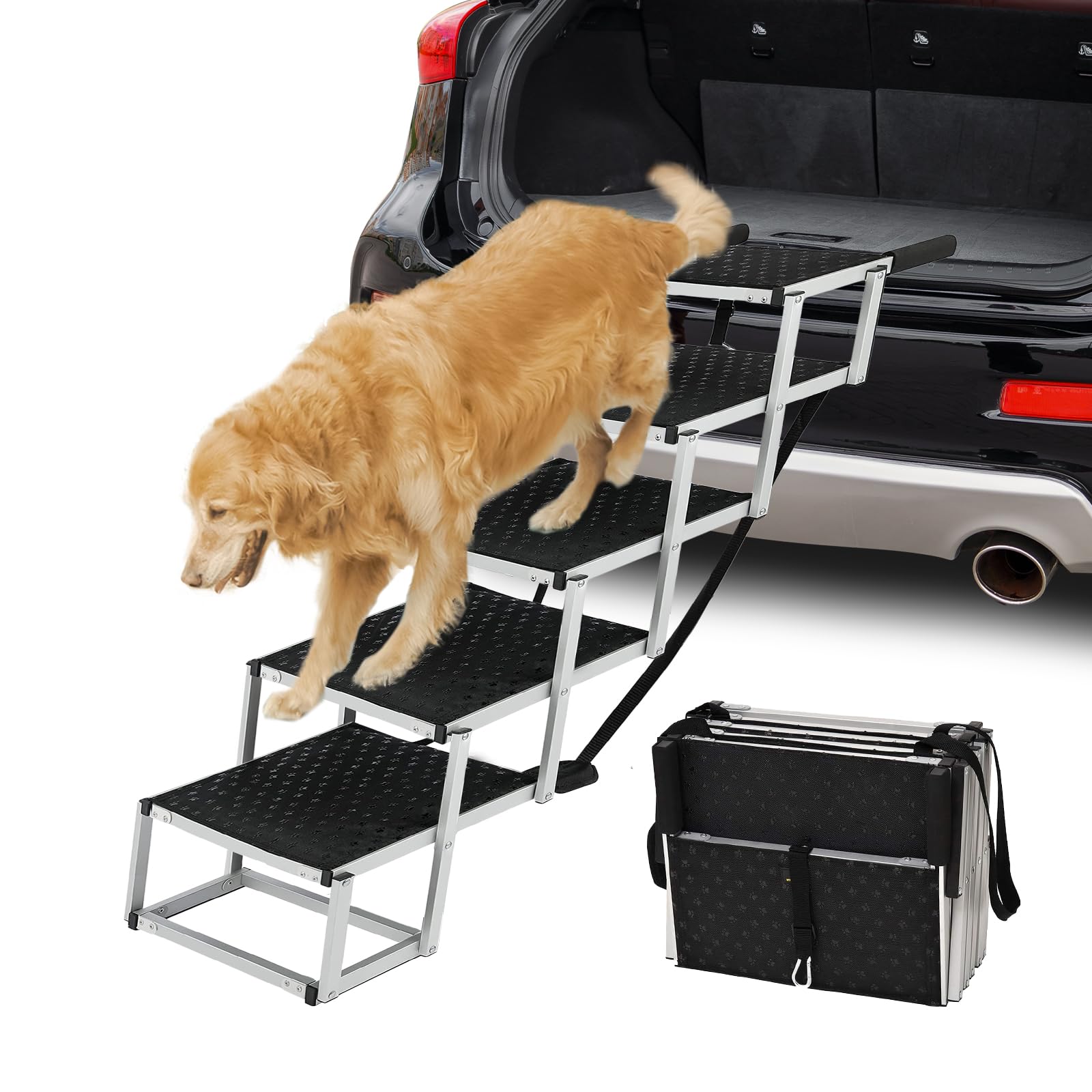 LUFFWELL Portable Dog Stairs