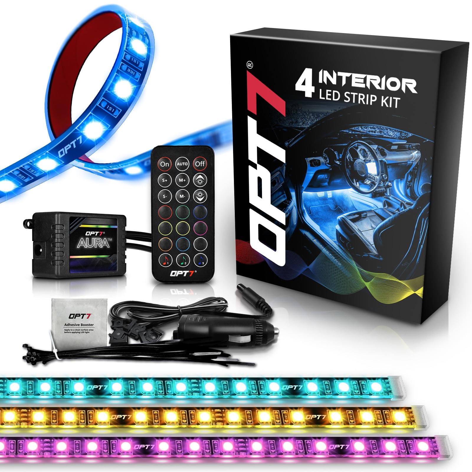 OPT7 Aura Interior Car LED Lighting Kit