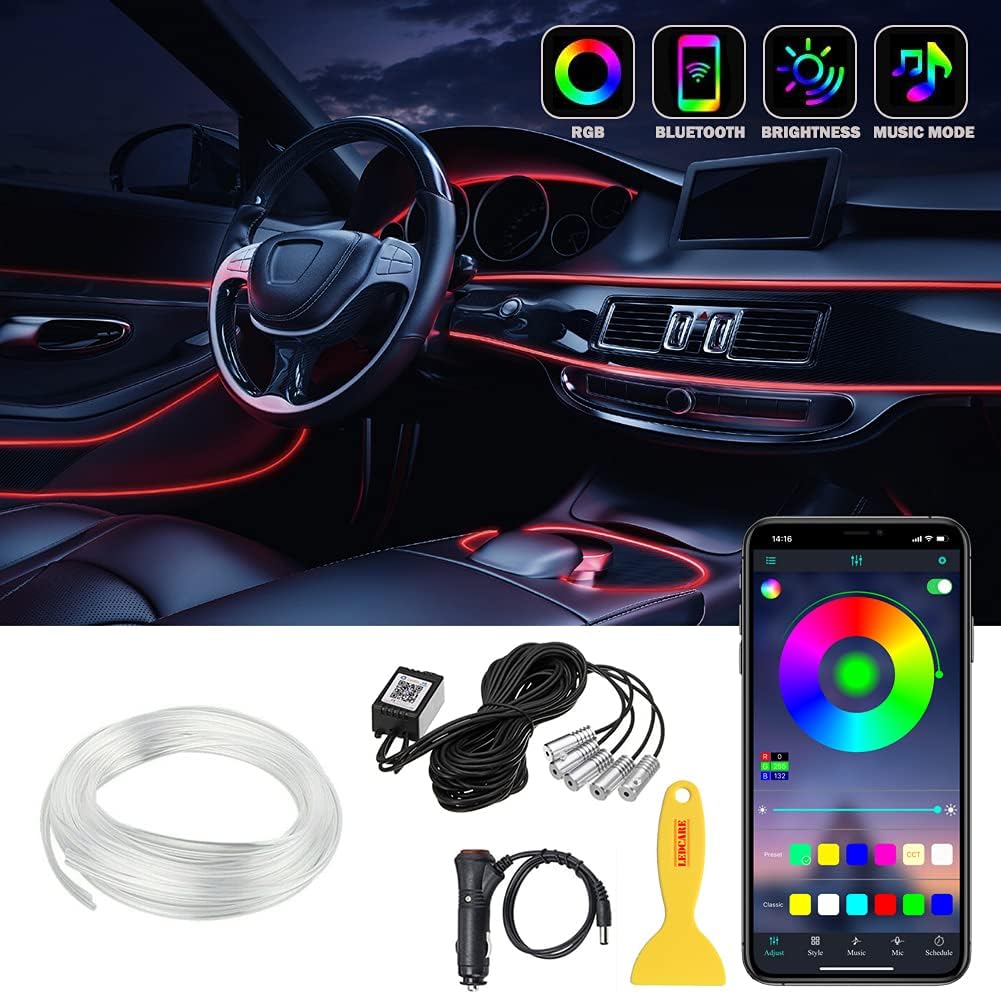 QVEVDACAR Car LED Strip Lights