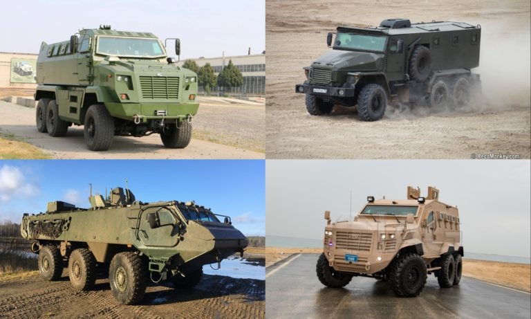 Safest 6x6 Armored Military Vehicles