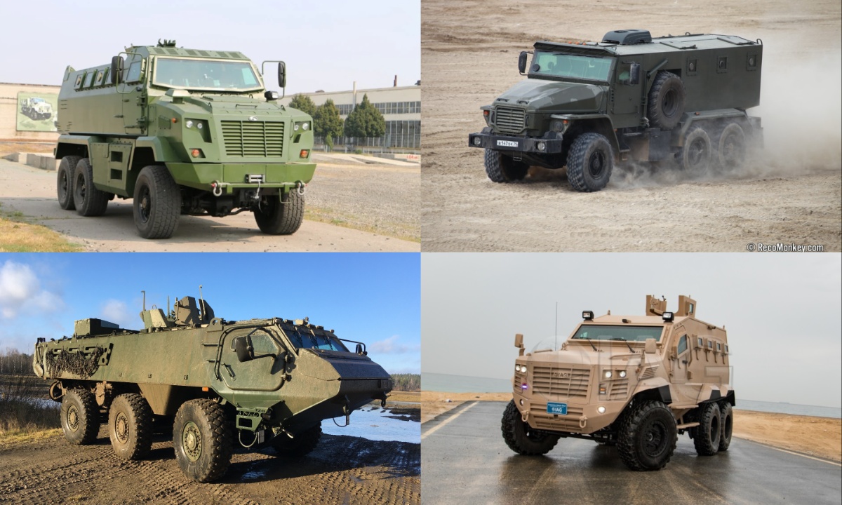 Safest 6x6 Armored Military Vehicles