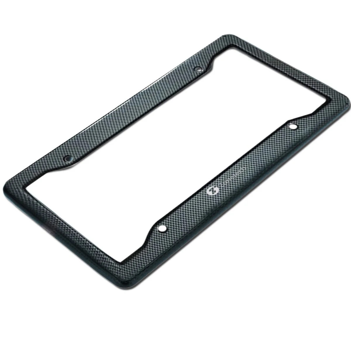 Zone Tech Carbon Fiber License Plate Frame