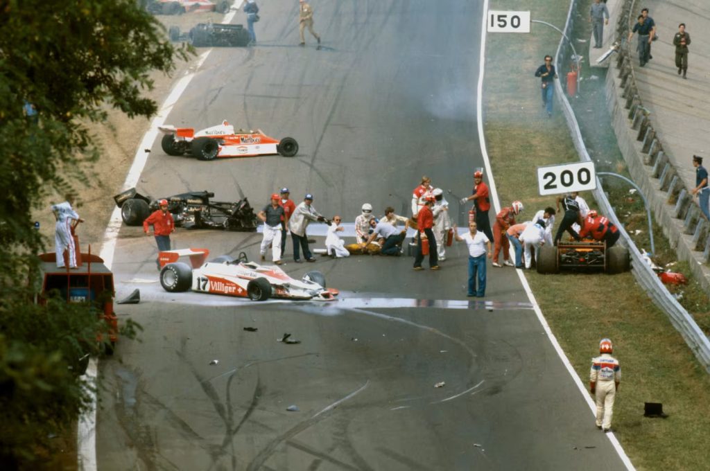 1978 Italian Grand Prix crash