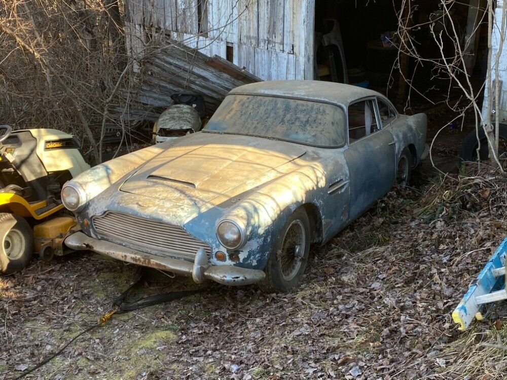 Aston Martin DB4 Left in a UK Shed