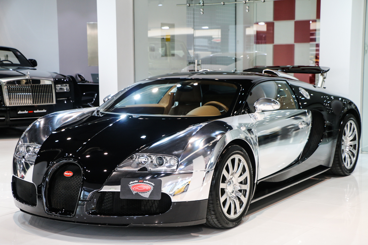 Chrome Bugatti Veyron