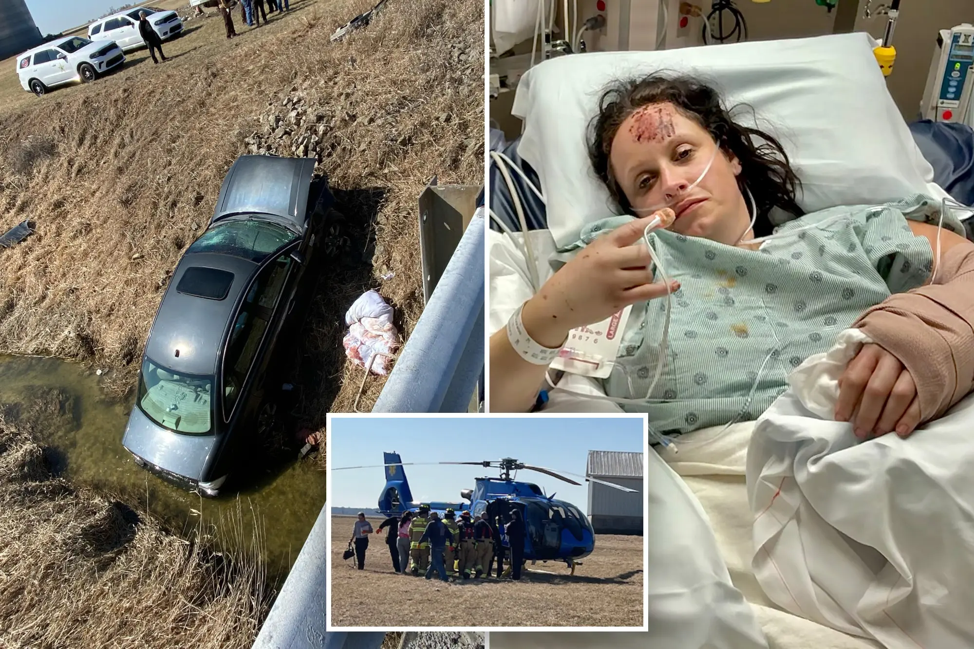 Indiana Woman Survives Six Days Trapped in Crashed Car2