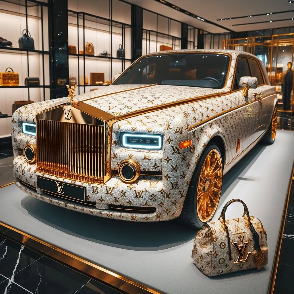 Louis Vuitton Inspired Rolls Royce Phantom