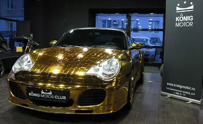 The Russian Billionaire's Solid Gold Porsche