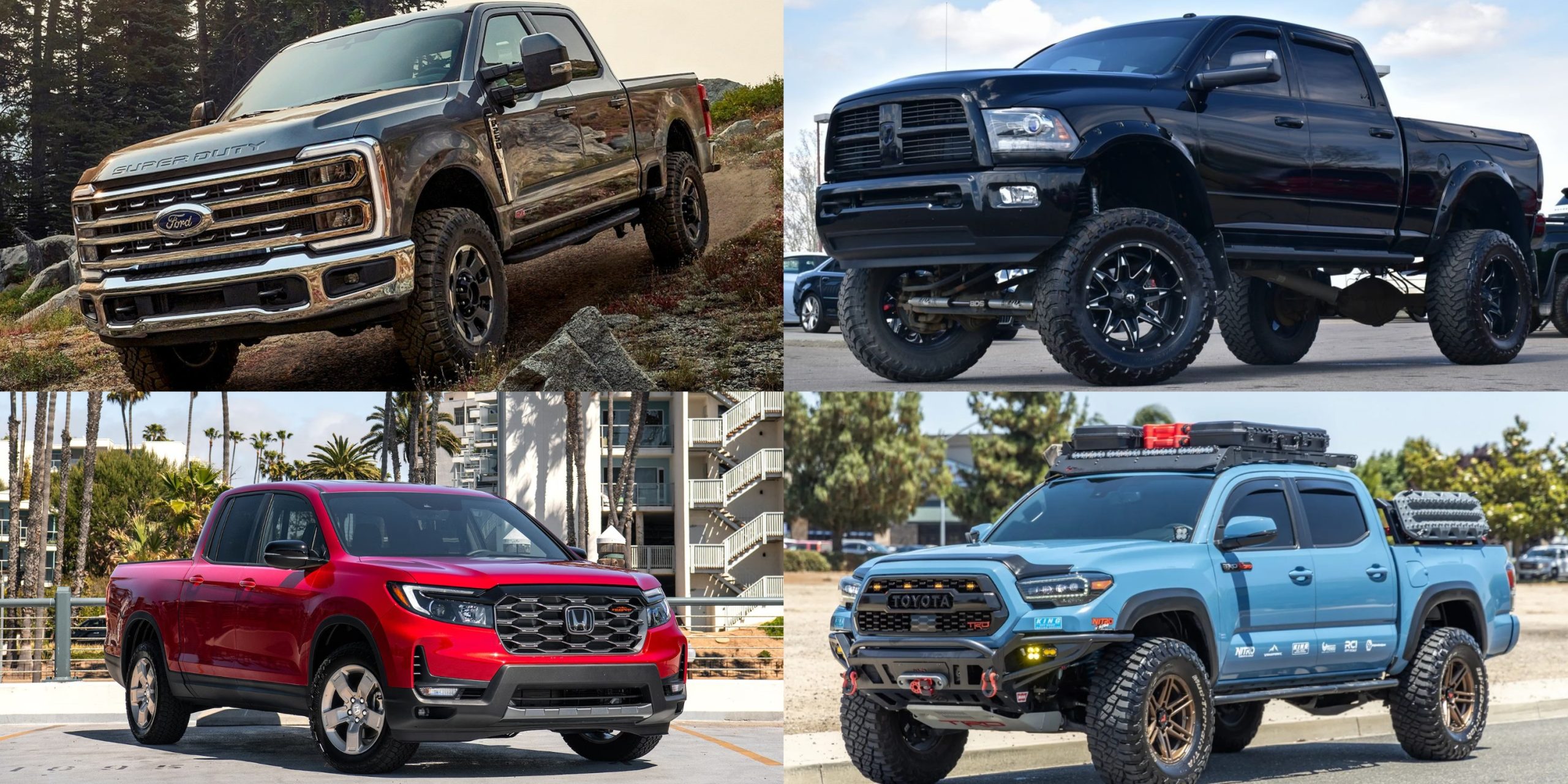 The 10 Worst and 10 Best Trucks for Towing